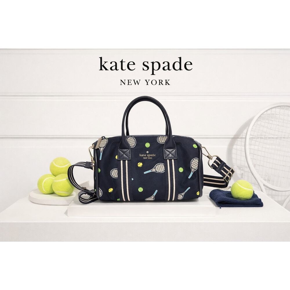 Kate Spade Authentic Rosie Racket & Bsll Small Duffle Crossbody